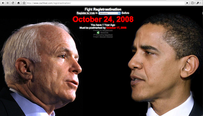 Busts of Mccain and Obama