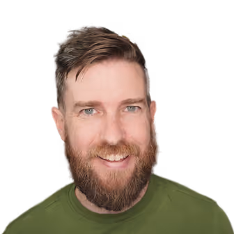 Zach standing in a powerstance, to appear powerful