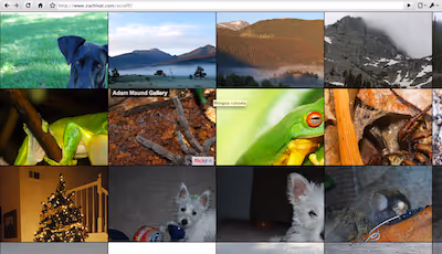 Screenshot of Scrollf