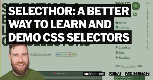 Selecthor: A Better way to Learn and Demo CSS Selectors