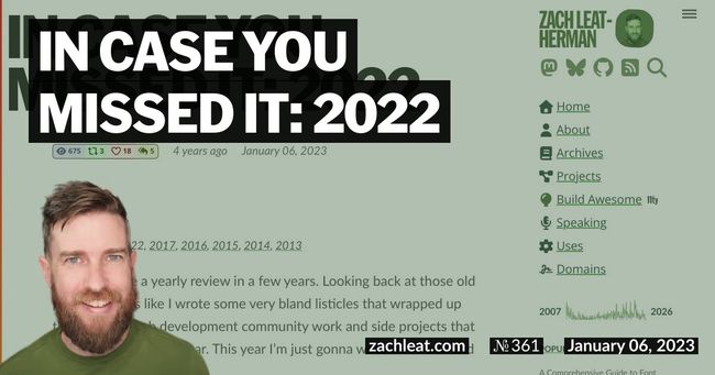 In Case You Missed It: 2022