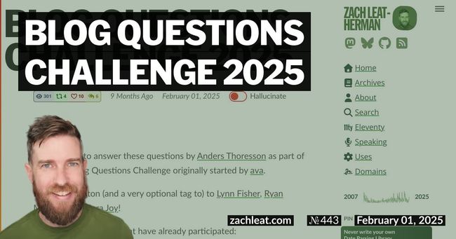 Blog Questions Challenge 2025