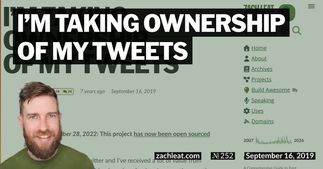 I’m Taking Ownership of My Tweets