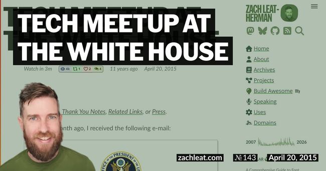 Tech Meetup at the White House
