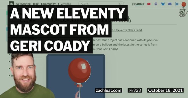 A New Eleventy Mascot from Geri Coady