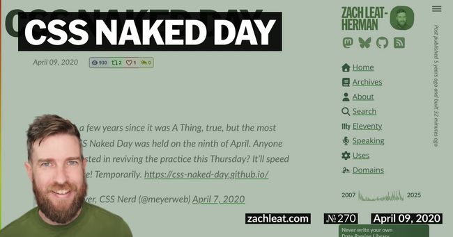 CSS Naked Day
