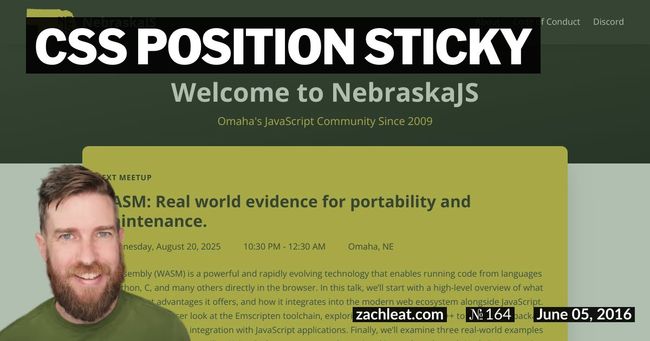 CSS Position Sticky