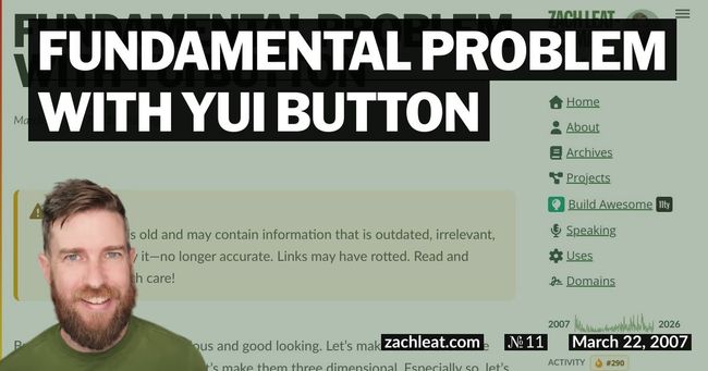 Fundamental Problem with YUI Button