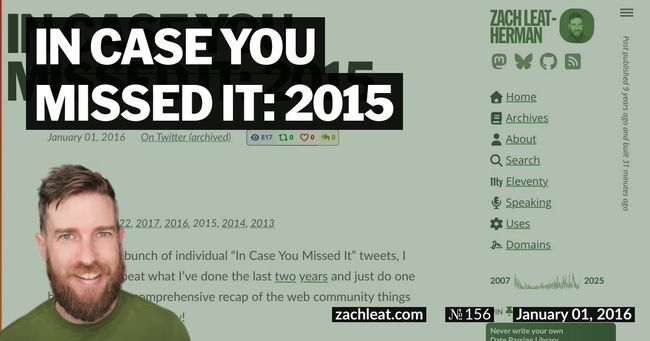 In Case You Missed It: 2015