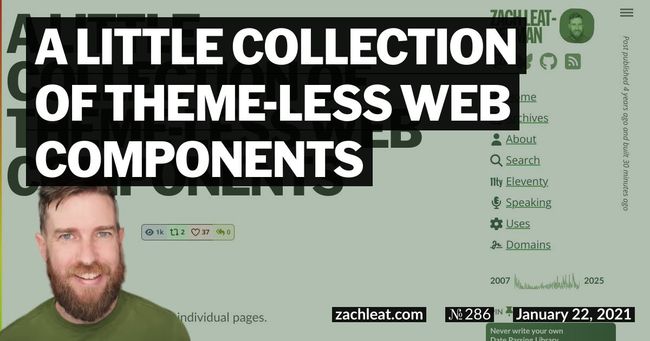 A little collection of theme-less Web Components