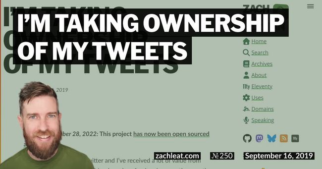I’m Taking Ownership of My Tweets