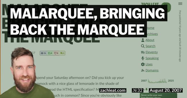 maLArquee, Bringing Back the Marquee