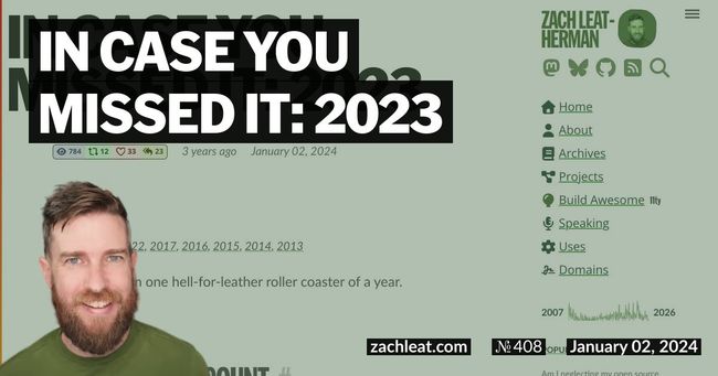 In Case You Missed It: 2023