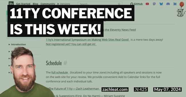 11ty Conference is this week!