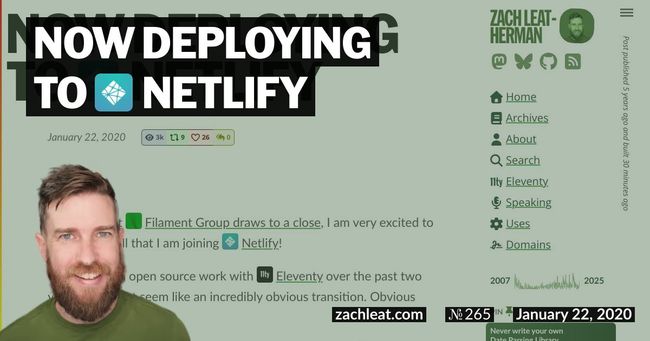 Now Deploying to Netlify