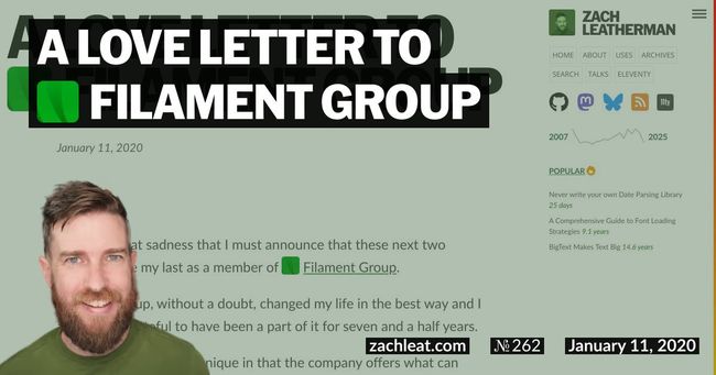 A Love Letter to Filament Group