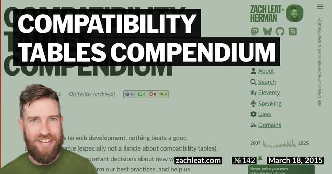 Compatibility Tables Compendium
