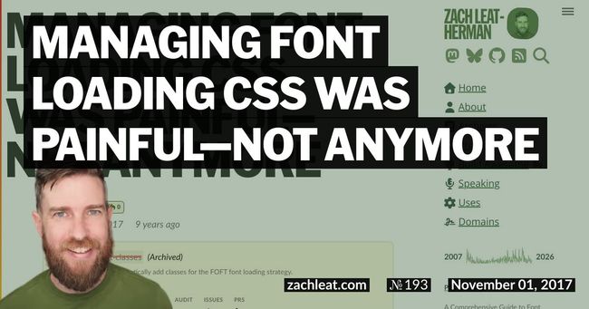 Managing Font Loading CSS Was Painful—Not Anymore