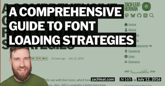 A Comprehensive Guide to Font Loading Strategies