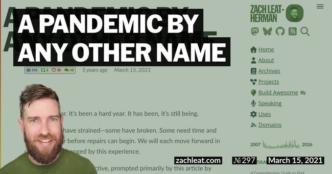 A Pandemic By Any Other Name
