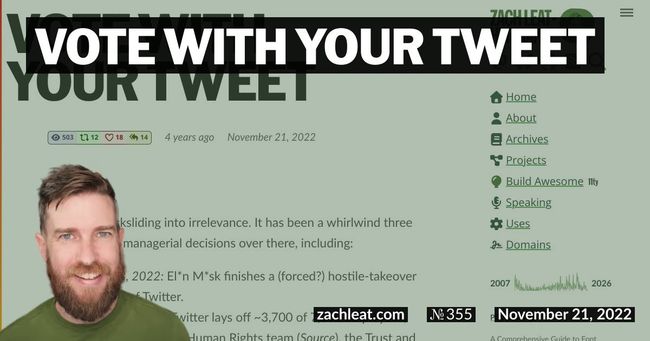 Vote With Your Tweet