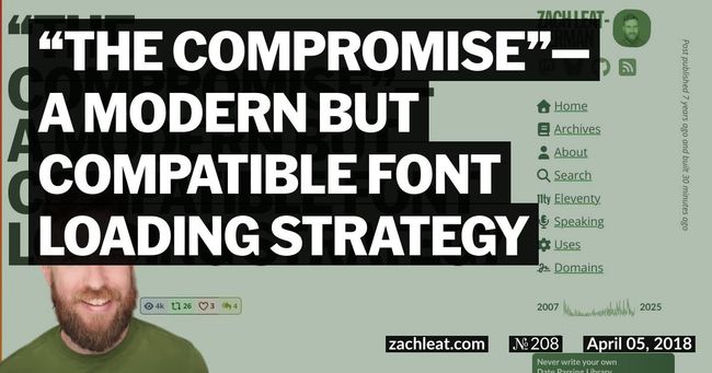 “The Compromise”—a Modern but Compatible Font Loading Strategy