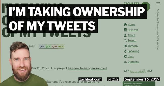I’m Taking Ownership of My Tweets