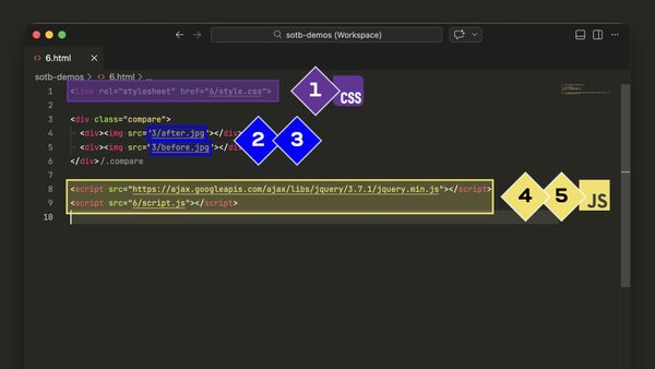 6.html loading jQuery from a CDN