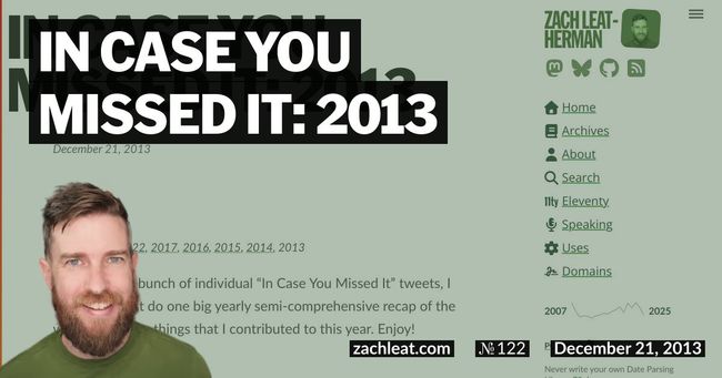In Case You Missed It: 2013