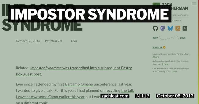 Impostor Syndrome
