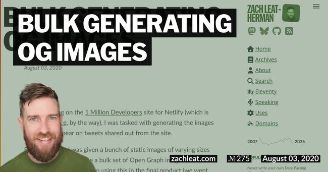 Bulk Generating OG Images