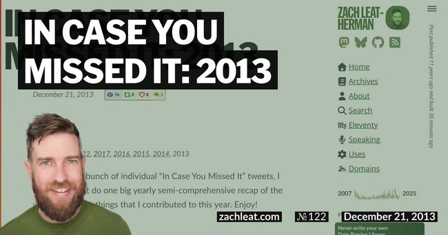 In Case You Missed It: 2013