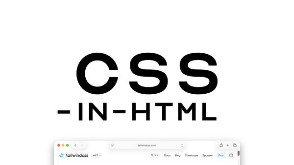 CSS-IN-HTML, with tailwindcss.com