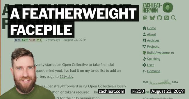 A Featherweight Facepile