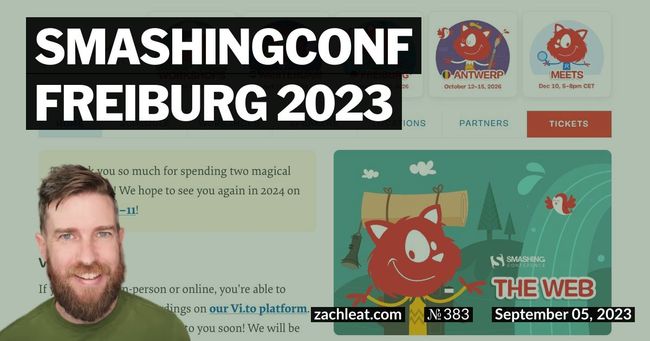 SmashingConf Freiburg 2023