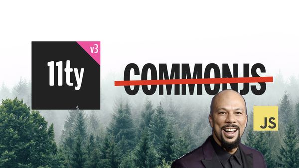Common, the actor and rapper is shown alongside the JS logo