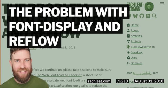 The Problem with font-display and Reflow