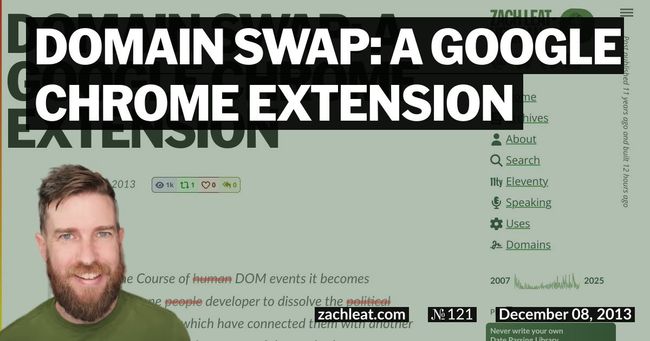 Domain Swap: A Google Chrome Extension