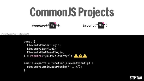 You cannot require("@11ty/eleventy") now so using bundled Eleventy plugins need to change.