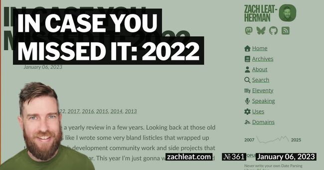In Case You Missed It: 2022