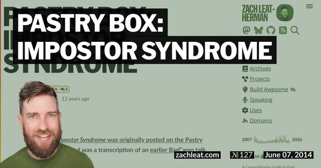 Pastry Box: Impostor Syndrome
