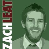 An avatar with zachleat vertical text aside.