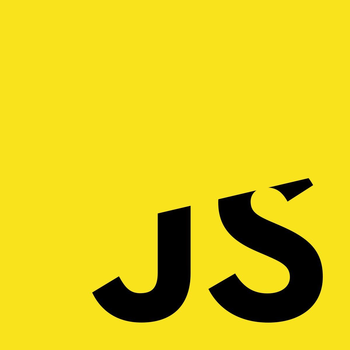 The JavaScript logo but the top of the J and the top of the S are clipped off