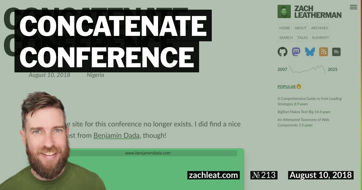 Concatenate Conference