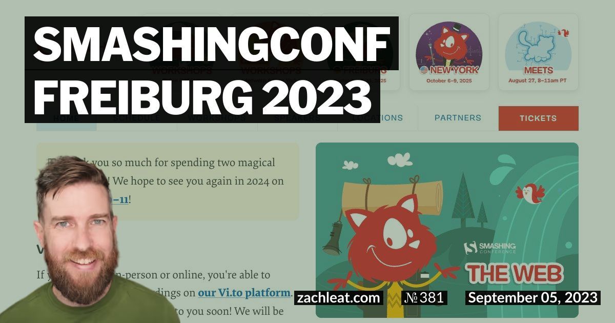 SmashingConf Freiburg 2023
