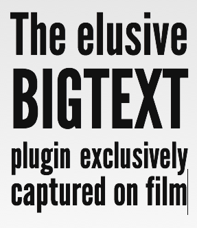 Bigtext Makes Text Big—Zachleat.Com