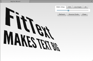 Fittext Bigtext A Tale Of Two Plugins Zachleat Com